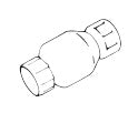 NDS 1" PVC IPS 2 Spring Check Valve S x S