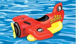 International Leisure Inflatable Sea Raider Plane Kids Ride On | 9029