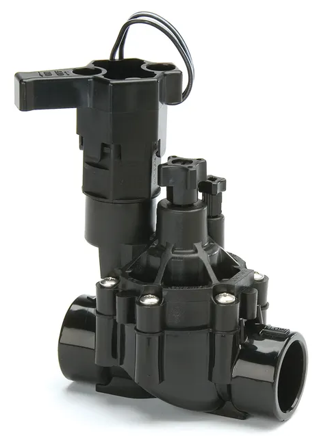 Rain Bird 100DVFSS - 1 in. DVF Series Inline Plastic Residential Irrigation Valve with Flow Control - Slip x Slip