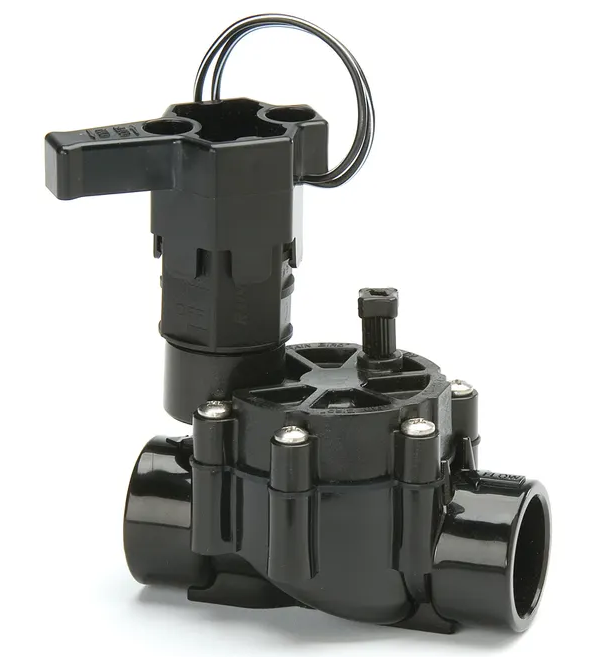 Rain Bird 100DVSS - 1 in. DV Series Inline Plastic Residential Irrigation Valve - Slip x Slip