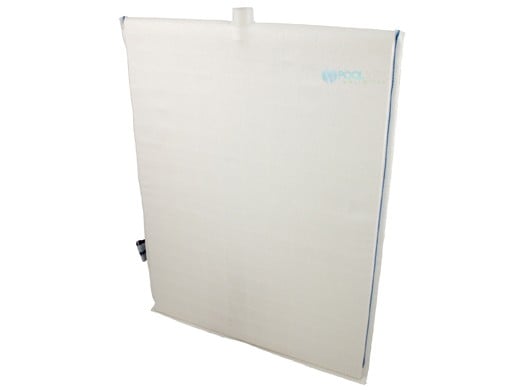 Unicel FG-3013 rectangular DE filter grid, 18 in. x 13-3/4 in., center port