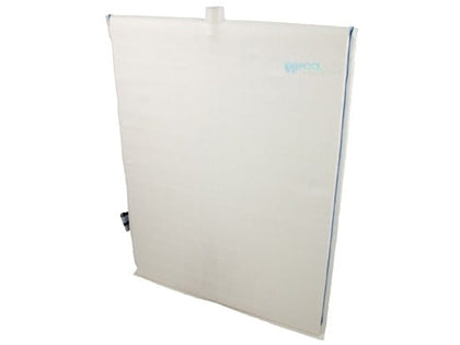 Unicel FG-3013 rectangular DE filter grid, 18 in. x 13-3/4 in., center port