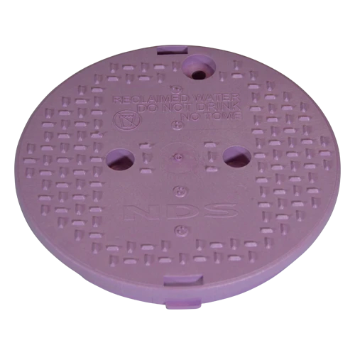 NDS 111CR, 10" Round Standard Series - Purple Cover, Reclaimed Water (111CR)