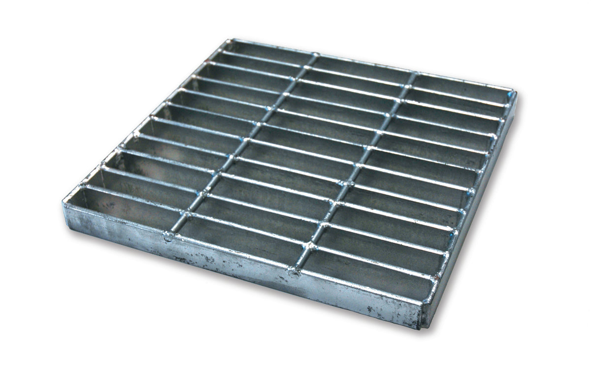 NDS 1215, 12" Galvanized Steel Square Catch Basin Drain Grate