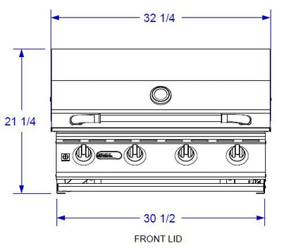 Bull Outdoor Products Inc Barbecue Lonestar 30 in 3-Burner Stainless Steel | 87049