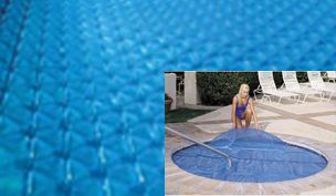Cantar / Polyair Corporation Solar Blanket 6' Square Spa Cover Blue | 2640606