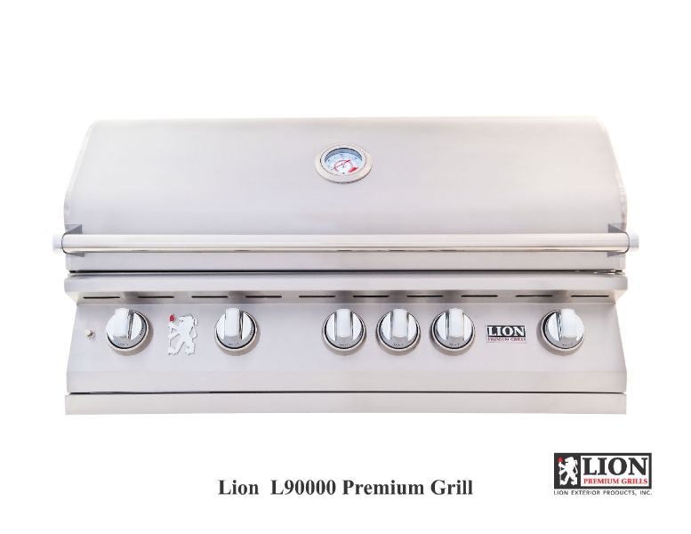 Lion Premium Grills 90823 L-90000 40 inch stainless steel built-in natural gas grill, product photo
