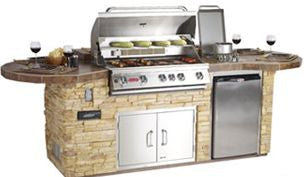 Bull Outdoor Products Inc Leisure Q Island in Rock or Brick | 31028