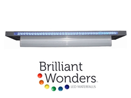 Custom Molded Products Brilliant Wonders 60 inch LED waterfall in gray with back port