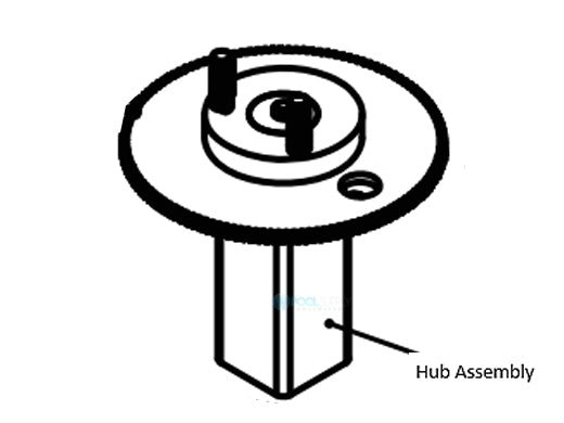 S.R. Smith 135-1000 hub assembly for Splash! pool lifts