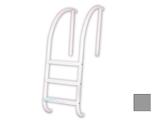 Saftron PTL-224-3S-G Triton Series 3-step deck mounted ladder, 24 in. x 60 in., gray
