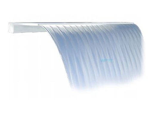 CMP Natural Wonders Classic 24 in. waterfall with 6 in. lip, clear, back port, part 25577-235-600