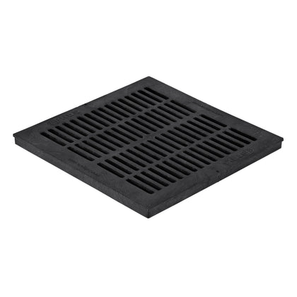 NDS 18 in. Square Catch Basin Drain Grate, Black , 1811