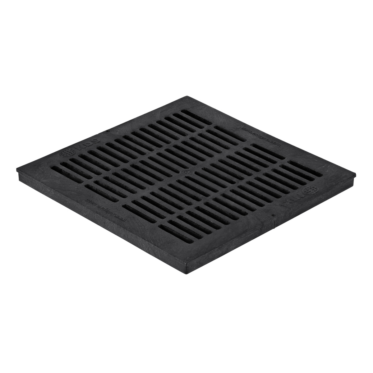 NDS 18 in. Square Catch Basin Drain Grate, Black , 1811