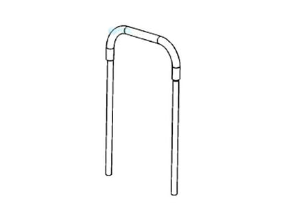 S.R. Smith 202-7000 gray handle for the PAL2 portable pool lift