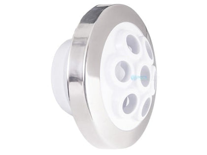 CMP 23315-240-200 white stainless steel Spa Master Deluxe 1.5 in therapy jet internal