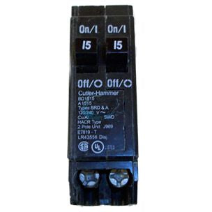 Eaton Corporation Cutler-Hammer CUTLER HAMMER DUAL BREAKER 1 POLE 15/15 AMP | BD1515