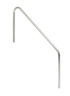 S.R. Smith 2 Bend Swimming Pool Handrail Stainless Steel 48" Rail | 2HR-4-049-2