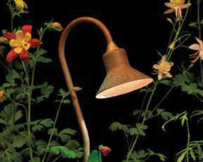 FX Luminaire FX Luminaire | TulipanoD'oro® 18 Watt Tall Copper Pathlight | TD | 223840