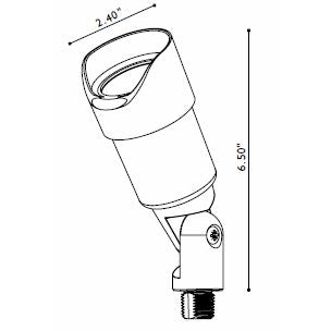 FX Luminaire FX Luminaire | SpuntareIntimo® Bronze Metallic 10W | 220801
