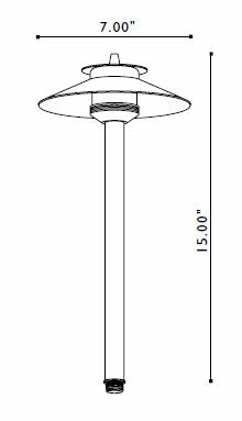 FX Luminaire FX Luminaire | DelMare® 20 Watt Desert Granite Pathlight with 12&qu | 226336