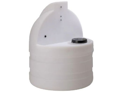 Stenner STS15NC 15 gallon translucent white chemical solution tank