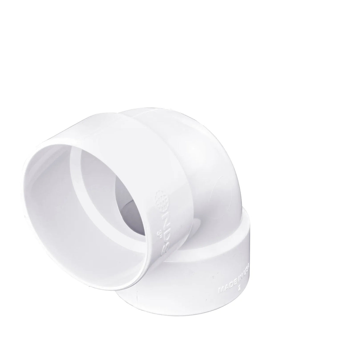 NDS 3 in. PVC Sewer & Drain 90° Elbow, Hub x Hub , 3P02