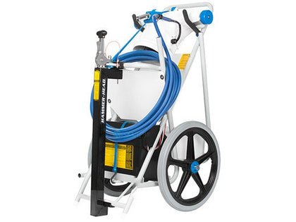 Hammer-Head Service-21 portable pool vacuum with 21 inch head and caddy cart