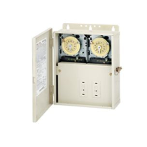 Intermatic DUAL BOX W/DUAL T104M 208-277V TIMERS | T10404R