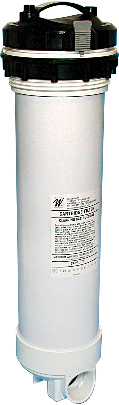 Waterway Top-Load Cartridge Pool Filter with 2 in. In/Out and Bypass Valve, 100 Sq. Ft., 502-9910