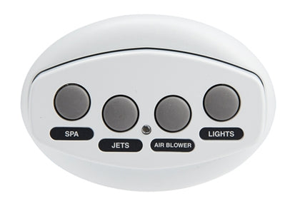 Pentair iS4 Spa-Side Remote Control | 4 Button White 150 ft Cable | 521887