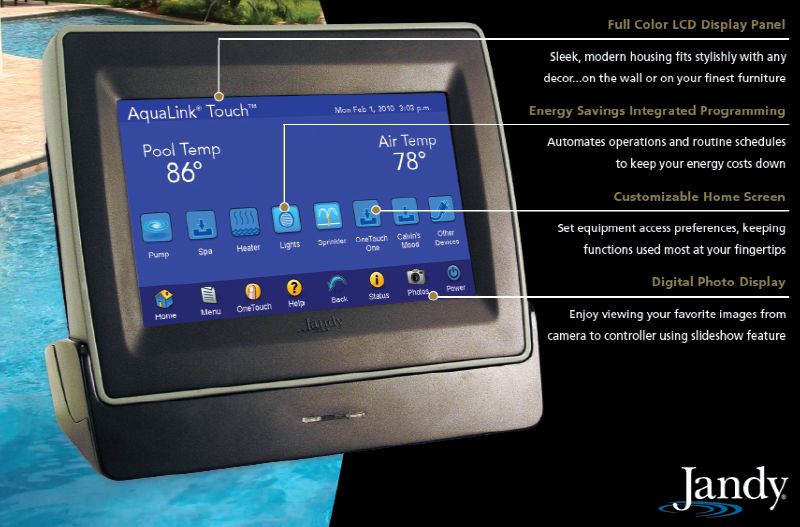 Zodiac Jandy AquaLink TouchLink Wireless Control Panel | TCHLNK-RF