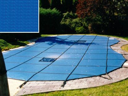 Pooltux Emperor Blue Solid Safety Cover 20ft x 44ft | CSPTBS20441