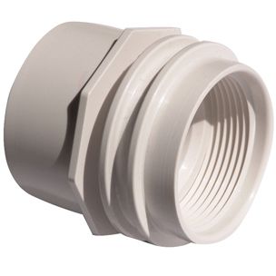 AquaStar WHITE 1-1/2" VAC FTG W/WTR BARRIER | 3201