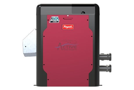 Raypak AVIA Digital Low NOx Natural Gas Pool and Spa Heater 264k BTU Altitude 0-9999 Ft NiTek Heat Exchanger | 18044