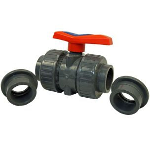 Lasco BALL VALVE 2" TRUE UNION PVC/EPDM GRY | V20050N