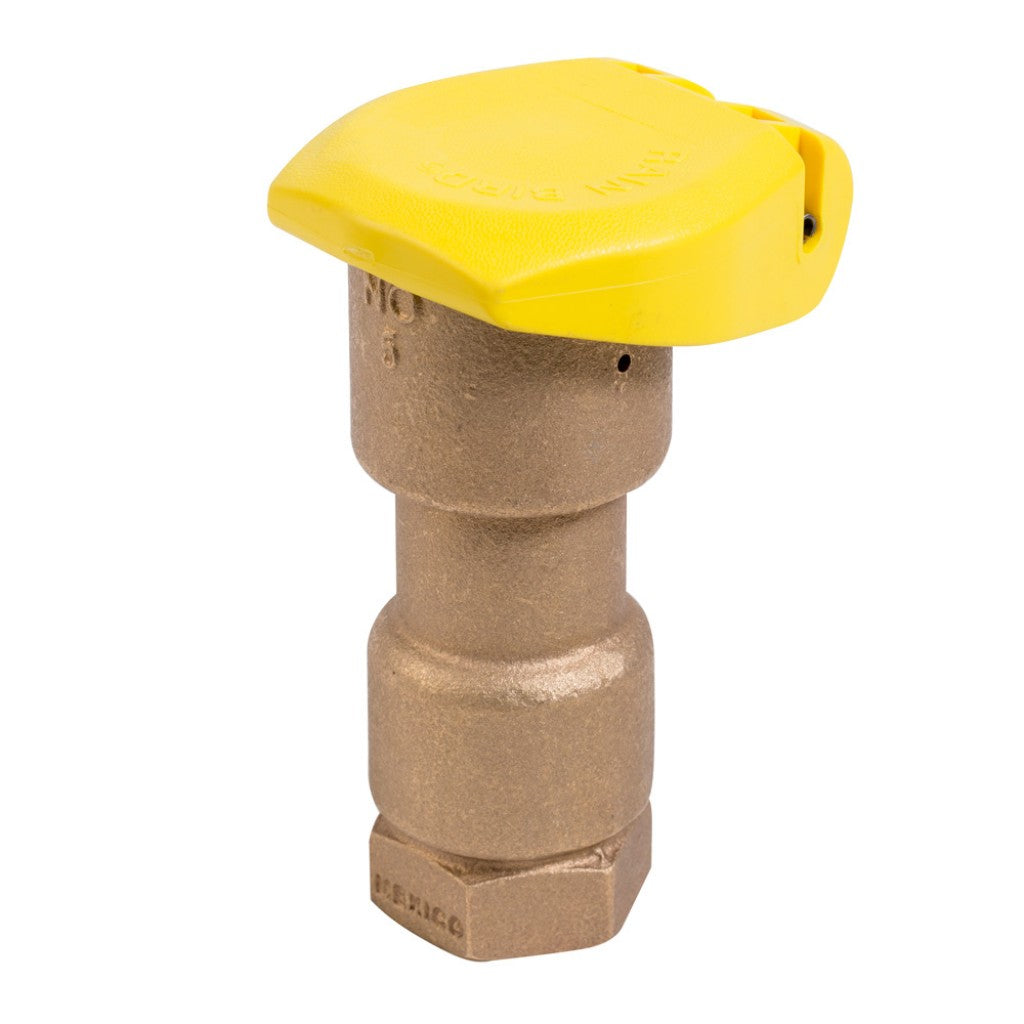 Rain Bird 5RC 1" Quick Coupling Brass Valve with Rubber Cover