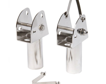 S.R. Smith Snap-Lok Hinge Bracket Assembly Stainless Steel (Pair) | 60-713