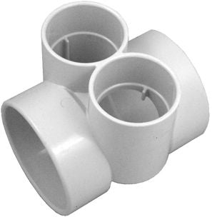 AquaStar 4"S×4"S × 2-1/2"S×2-1/2"S Horizontal T with 4" | BFB101