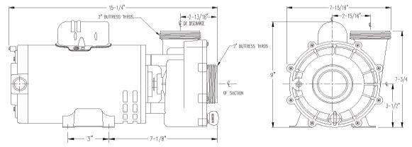 Gecko Alliance AquaFlo FloMaster XP2 3.0 HP 2-Speed 230V | 05334012-2040