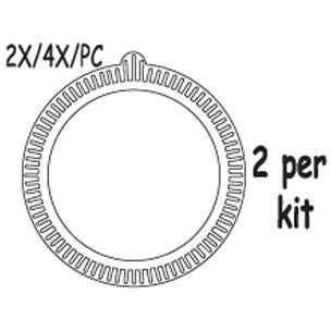 Poolvergnuegen TIRE SOLID FRONT W/ HUMP 2x4x TILE | 896584000-334