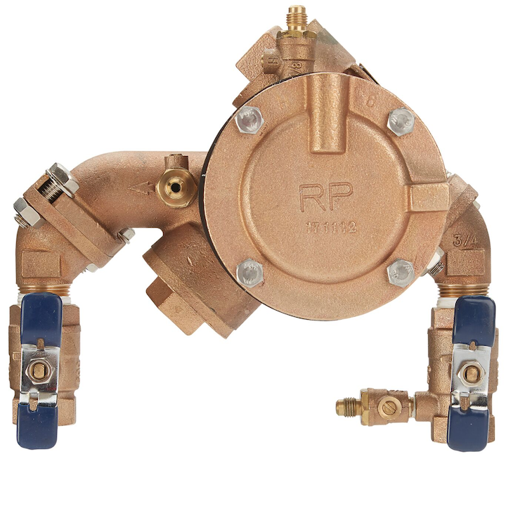 Febco 825YA-QT 3/4 IN Bronze Reduced Pressure Zone Assembly Backflow Preventer