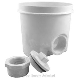 SuperPro M-D Sump 2" Side Port Square White | 25521-000-000