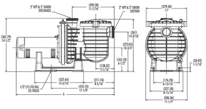 Pentair MAX-E-PRO PUMP 3HP 230 50HZ | 5P6R6H-213