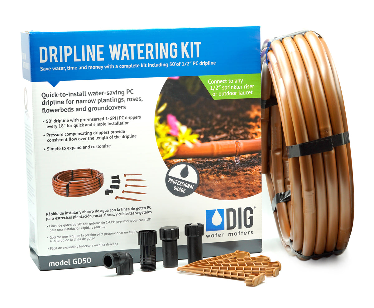 DIG GD50 PC Dripline Watering Kit