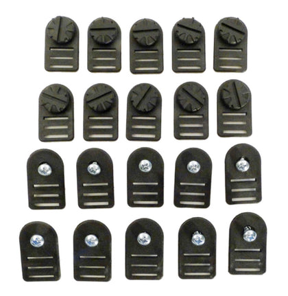 Feherguard Tube & Blanket Black Fastener | Set of 10 | FG-PFS