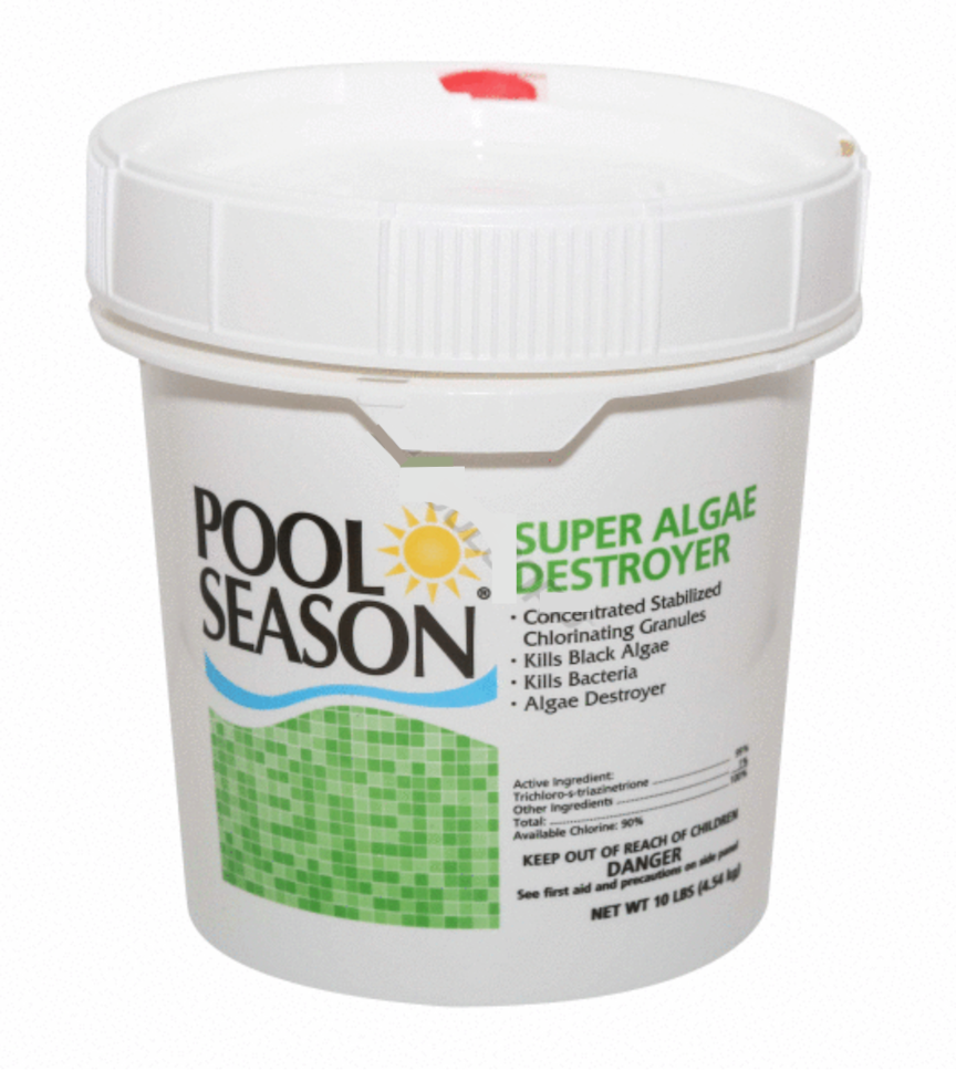 Pool Season 12000148 Super Algae Destroyer, 10 lb container