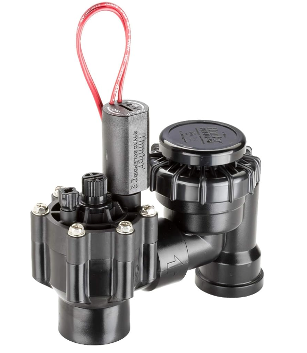 Hunter PGV-101-ASV-S, 1" Anti-Siphon Valve, with Flow Control, Slip Inlets