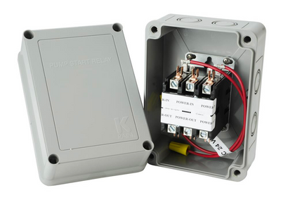 K-Rain 1522, Pump Start Relay: 3HP@110V/220V 24V Coil