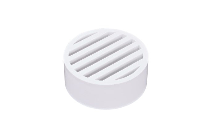 NDS 4" White PVC Round Grate